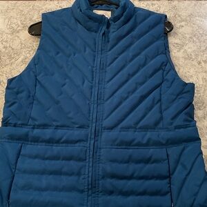LOFT Royal Blue Quilted Puffer Vest